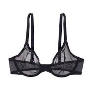 LOT of 3 cuup mesh plunge bras 36D
